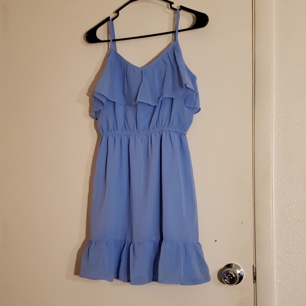 2 for $10.    Blue ruffled dress.